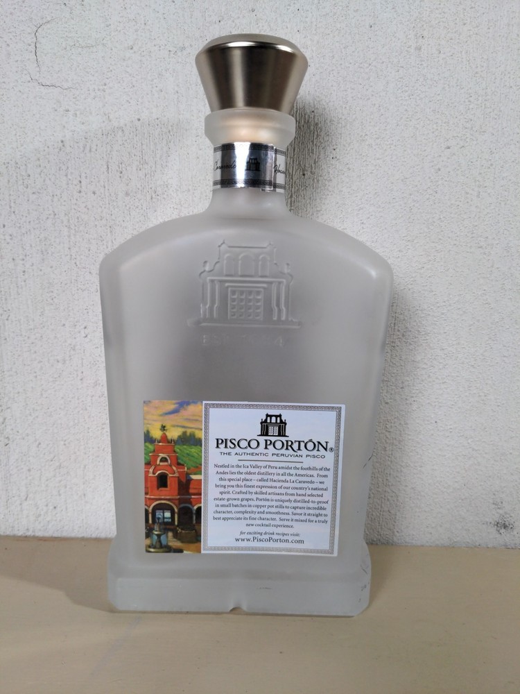 PISCO PORTON ACHORADO BRANDY Empty Bottle 750ML