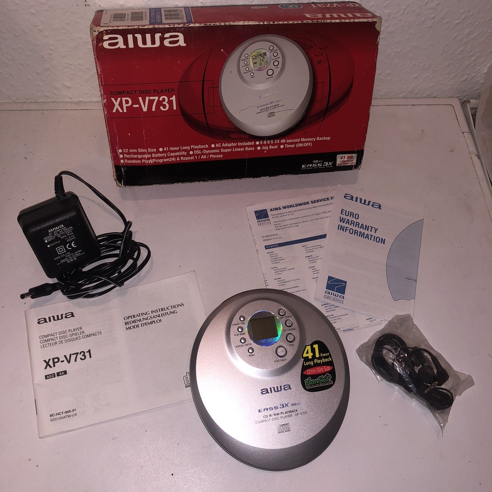 Aiwa XP-V731 Compact Dick Player - Cd Player Walkman