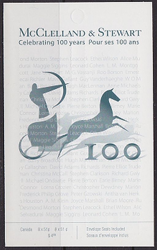 Canada, 2006 Booklet 324 McClelland & Stewart Centenary