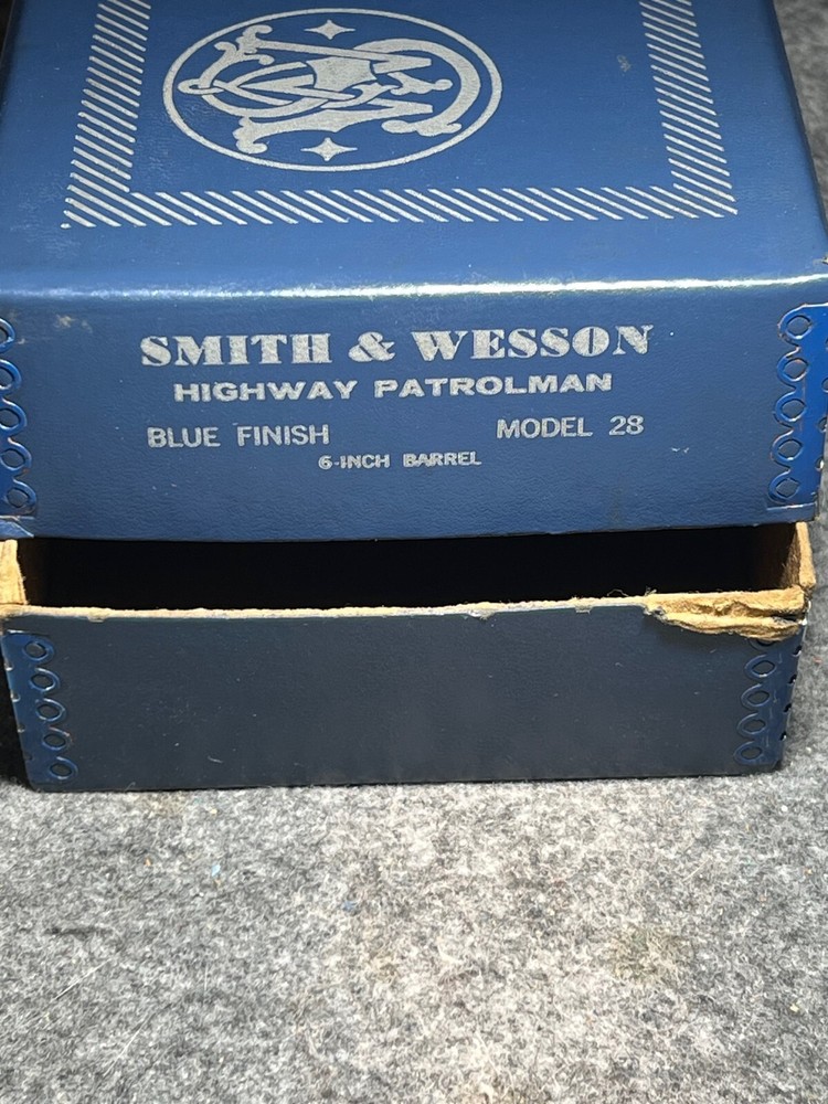 Smith & Wesson Model 28-2 Factory Box 1955