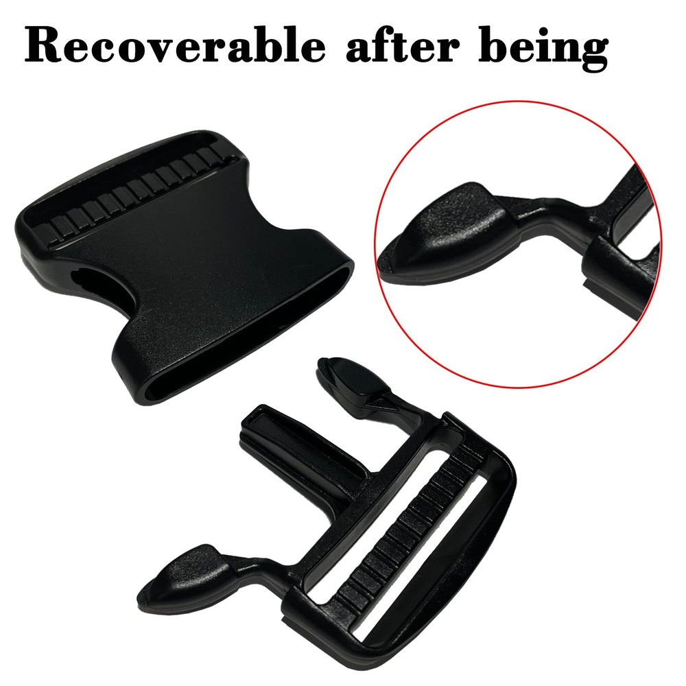 Plastic Buckle Clips for 1 Inch Straps 4 Pack 1" Quick Side Release Buckles