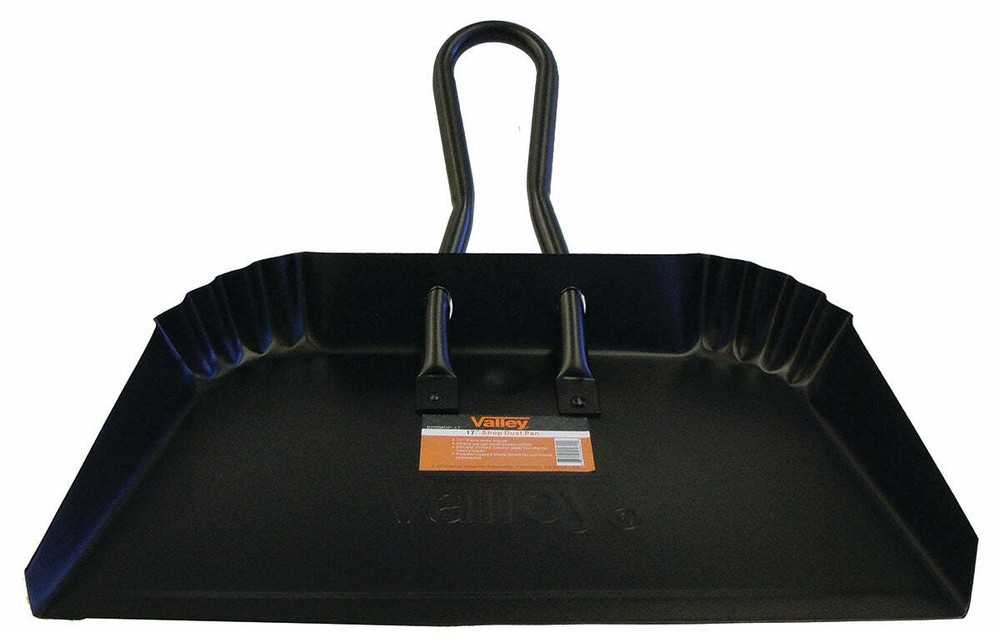 17" Extra Wide Black Metal Duct pan