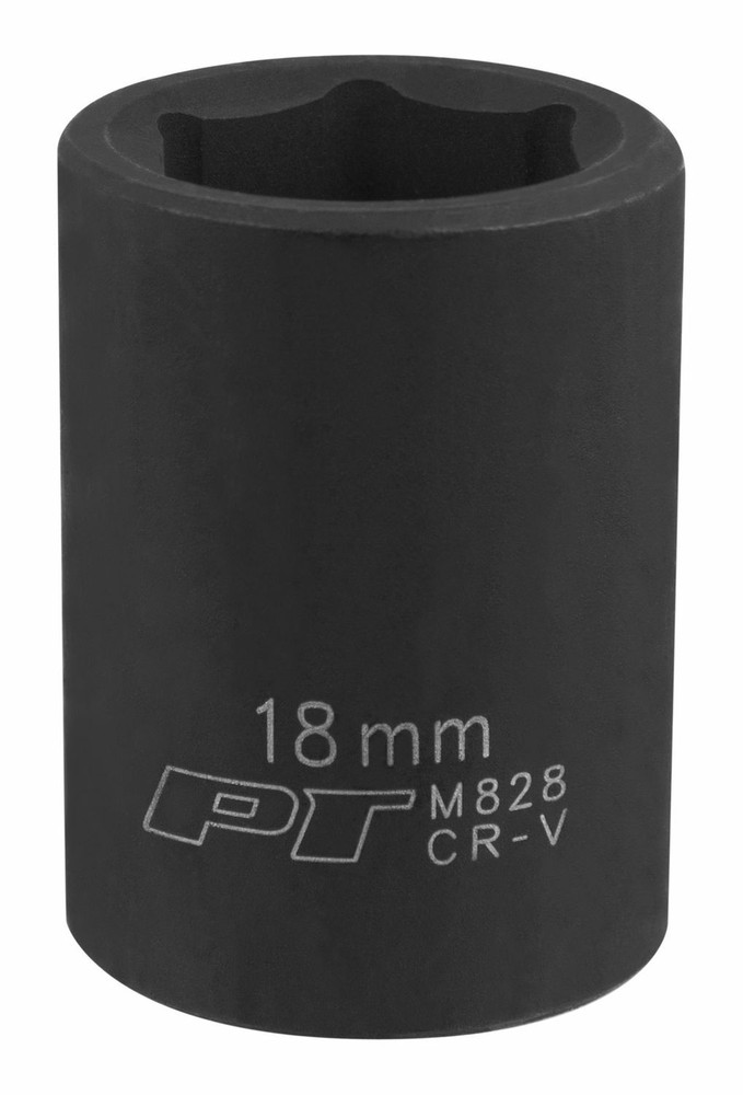 Performance Tool M828 1/2 Inch Drive 18mm 6pt Impact Socket