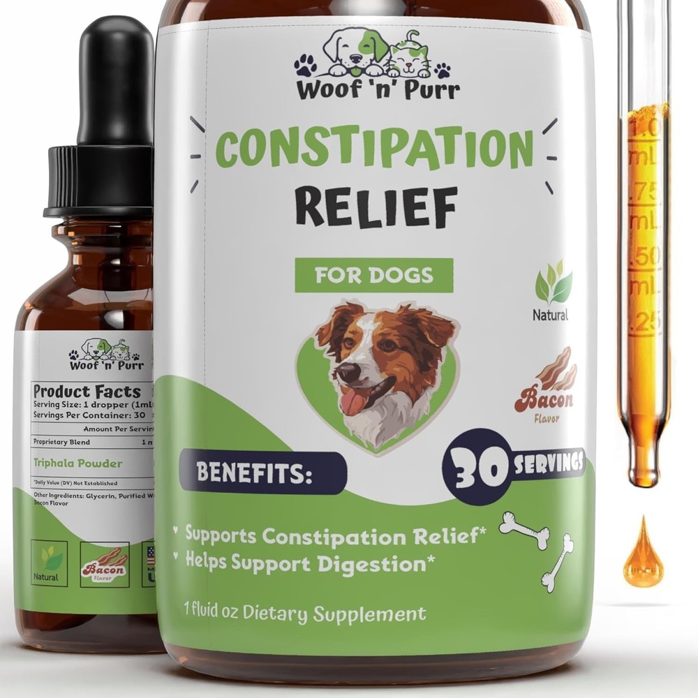 DOG CONSTIPATION RELIEF CONSTIPATION RELIEF FOR DOGS, GENTLY RELIEF CONSTIPATION