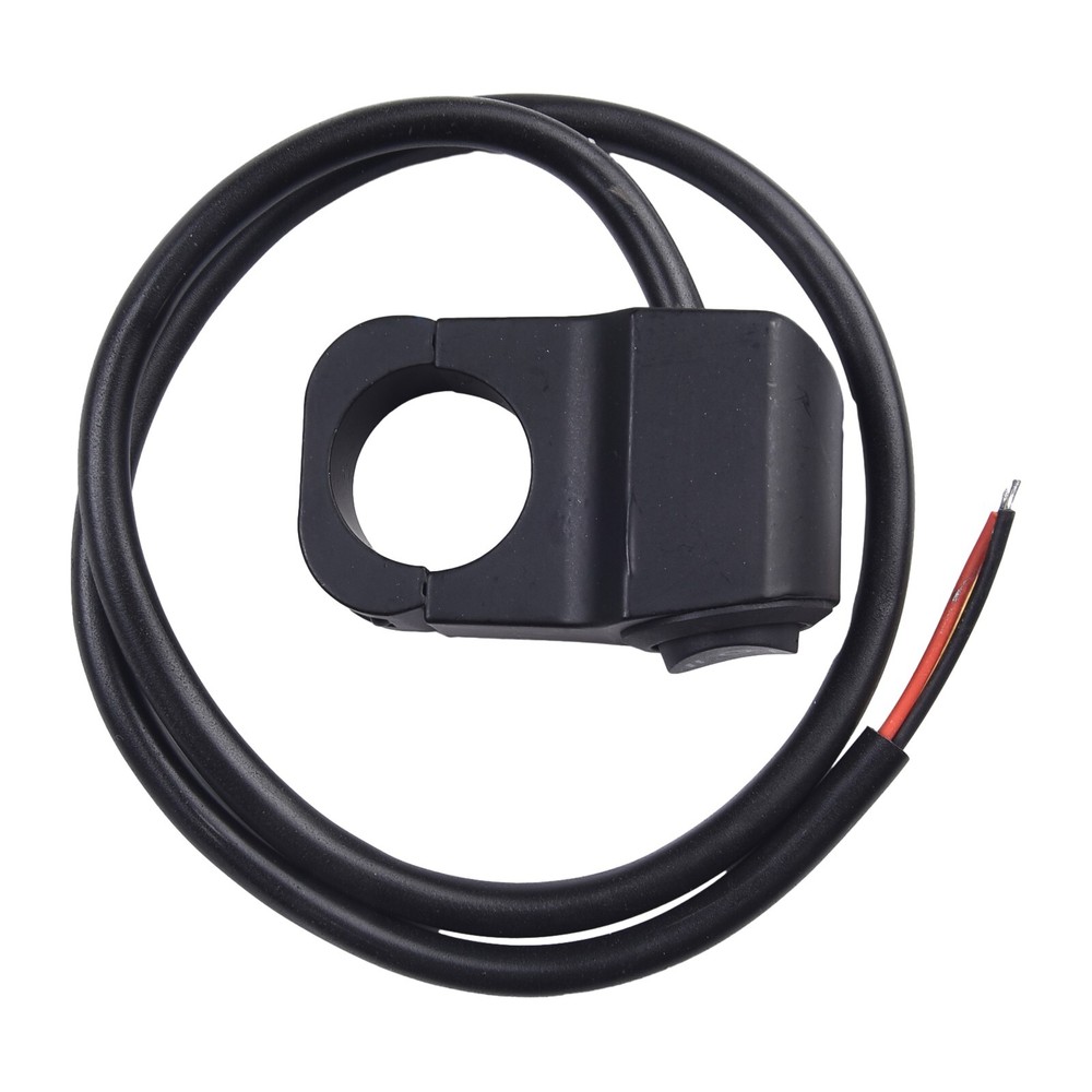 Motorcycle Headlight Button For Handlebar 22cm Switch Aluminum Alloy Black