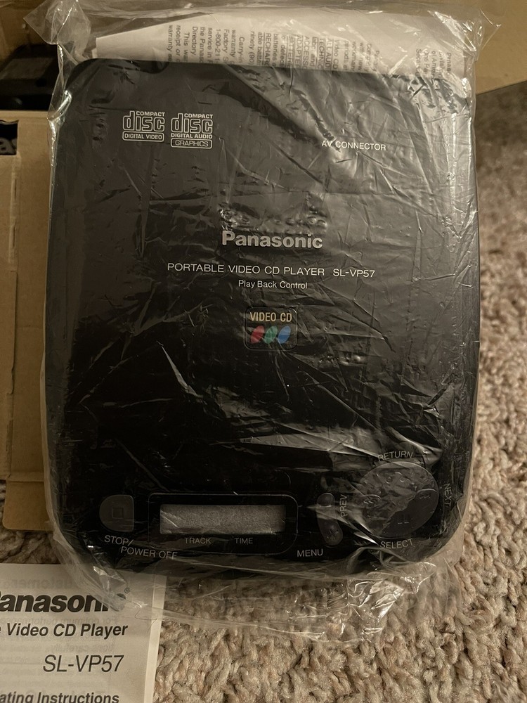 Panasonic Video CD Player SL-VP57 NEW OPEN BOX