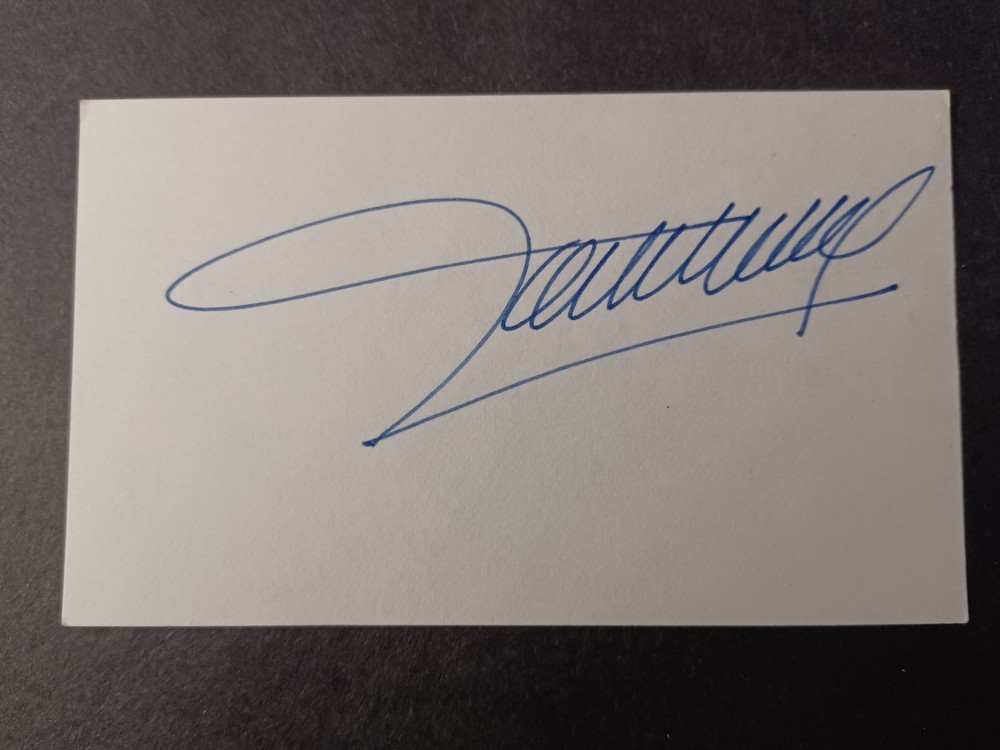 Daniel Lommel Signed Index Card - Ballet
