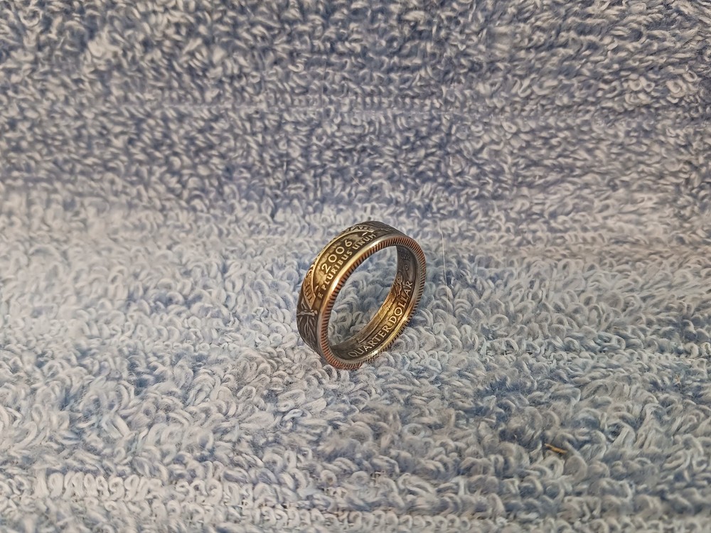 NEVADA State Washington Quarters coin ring 9-1/2 (2006) clad