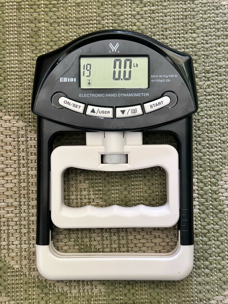 Grip Strength Tester Trainer - Electronic Hand Dynamometer/GripZilla 2 Pc