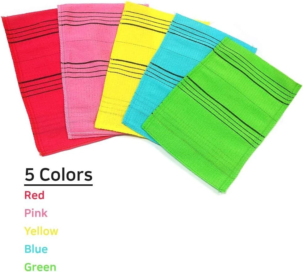 Korean Exfoliating Mitt, Large Size, 5 Colors