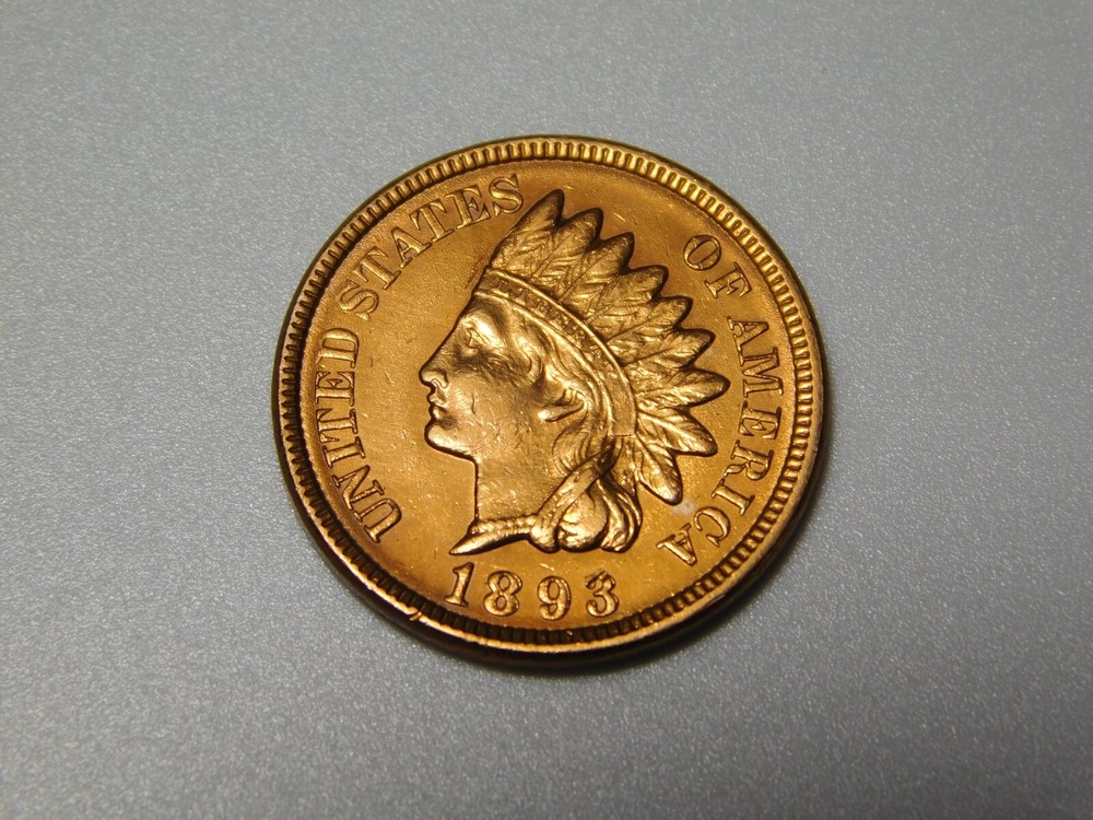 OLD US COINS 1893 INDIAN HEAD CENT PENNY