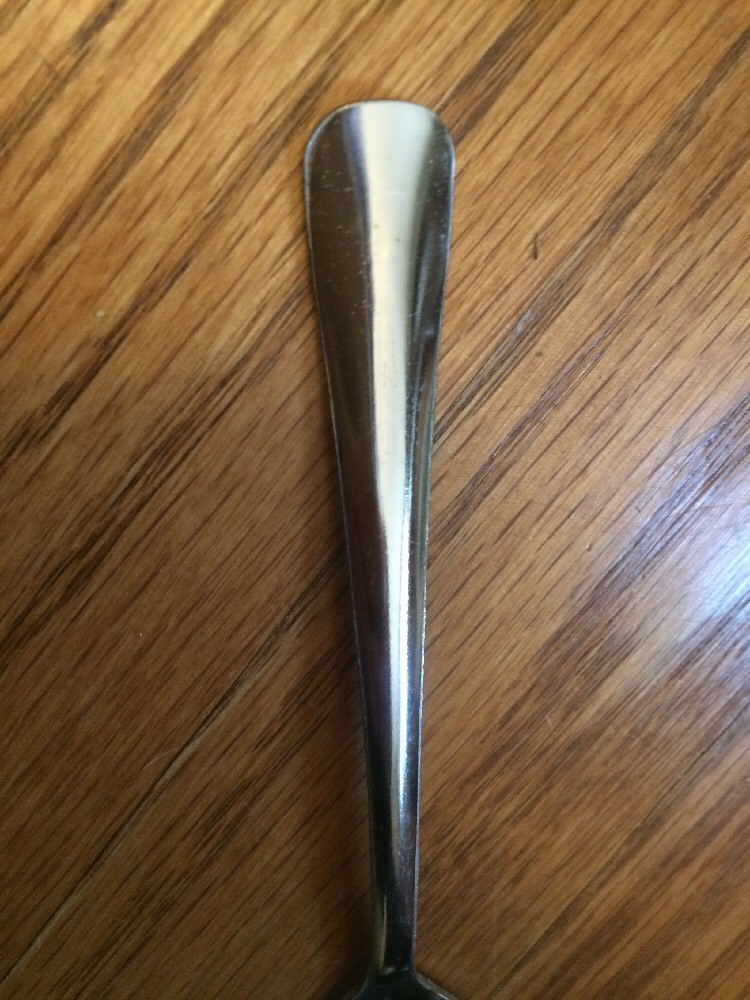 CREST MFG Glossy Stainless Plain Round Tip TEASPOON