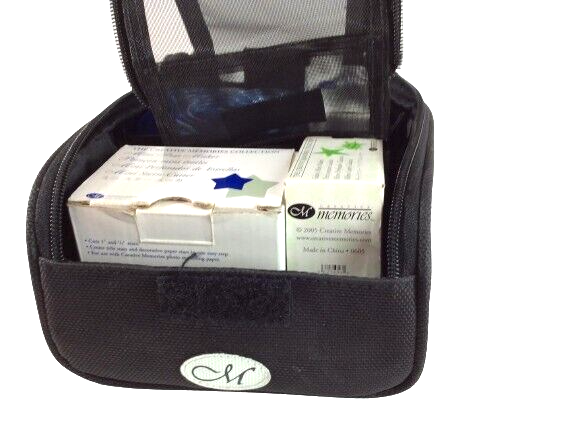 Creative Memories set of tools in case includes blades, cutting tools, templates