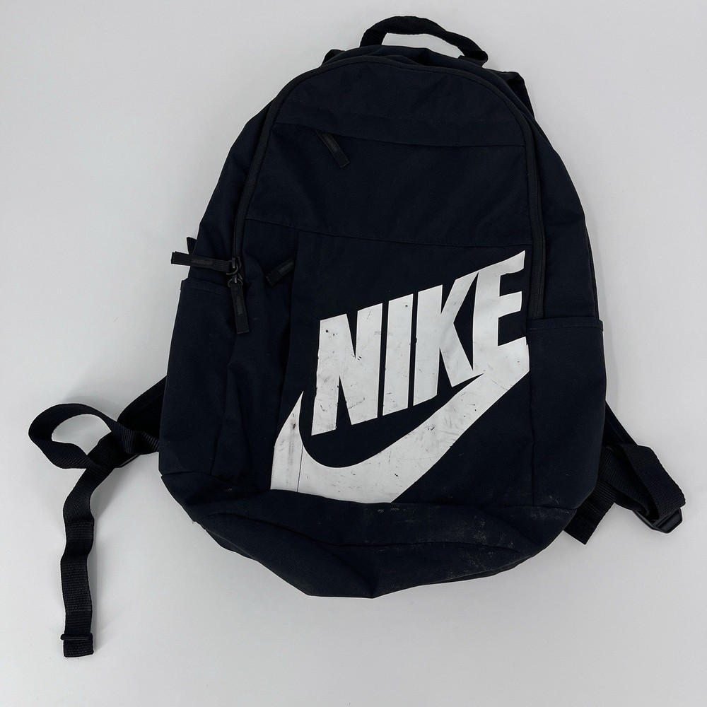 Nike 72 Backpack Black With Zip Closure