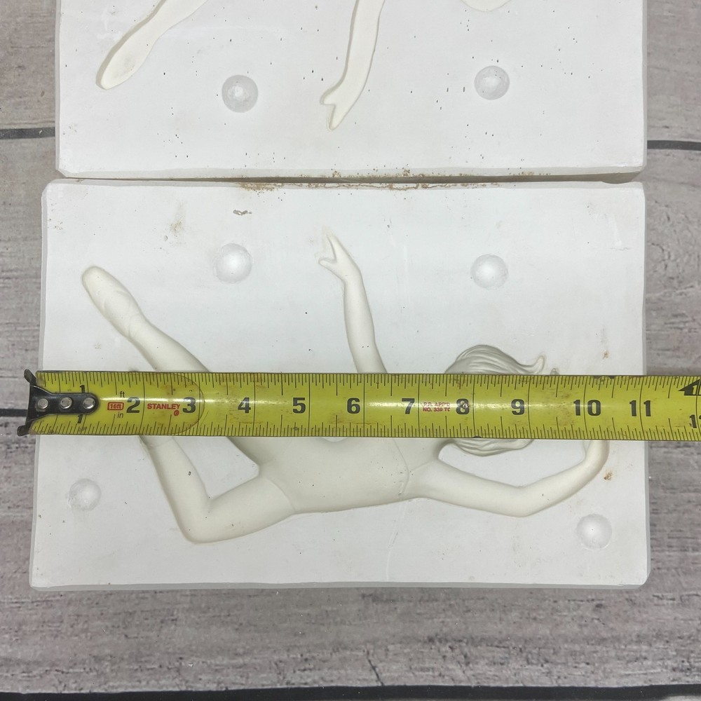 Ferns Ceramic Casting Mold Ballet Dancer Figure
