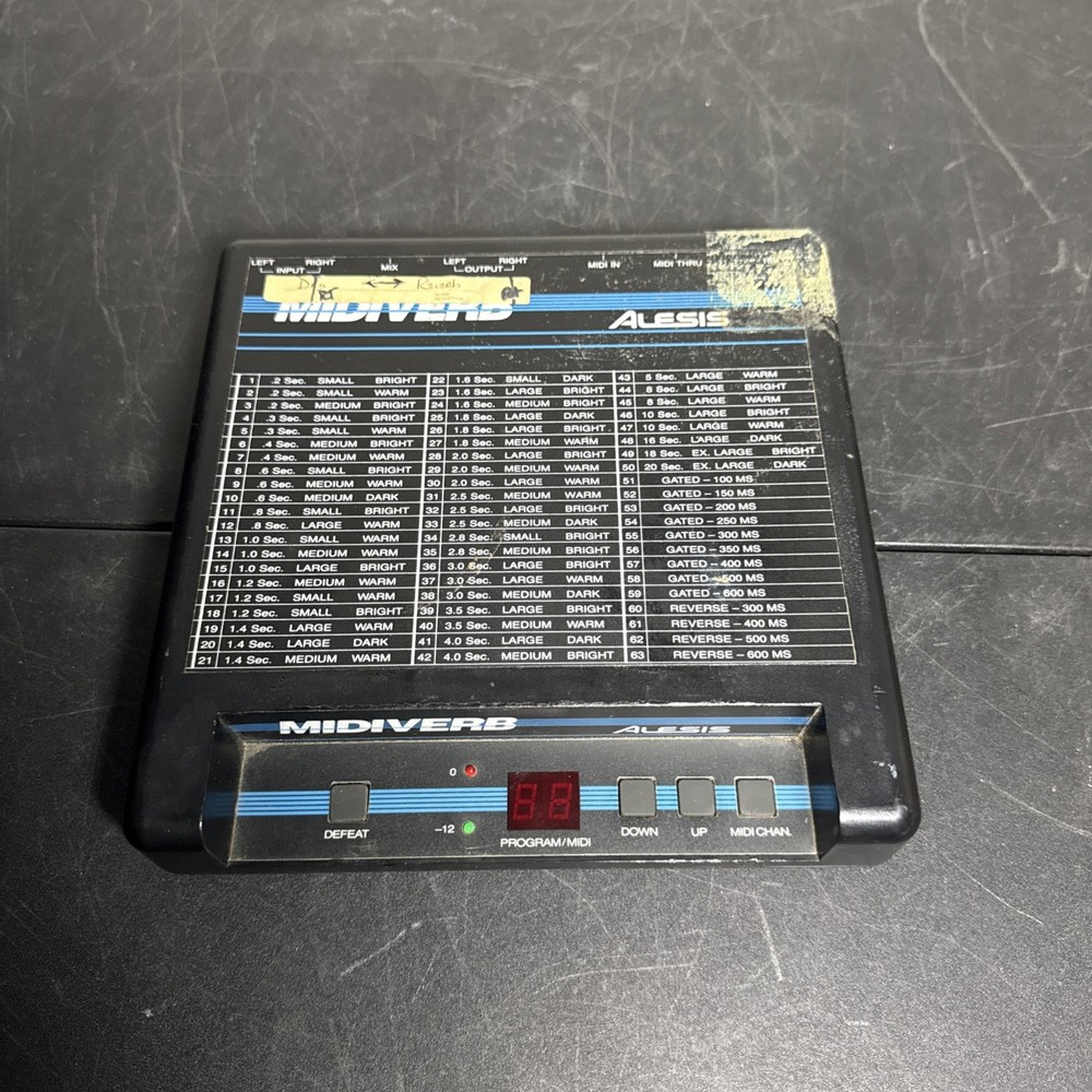 Alesis Midiverb Desktop Version Vintage Original not tested