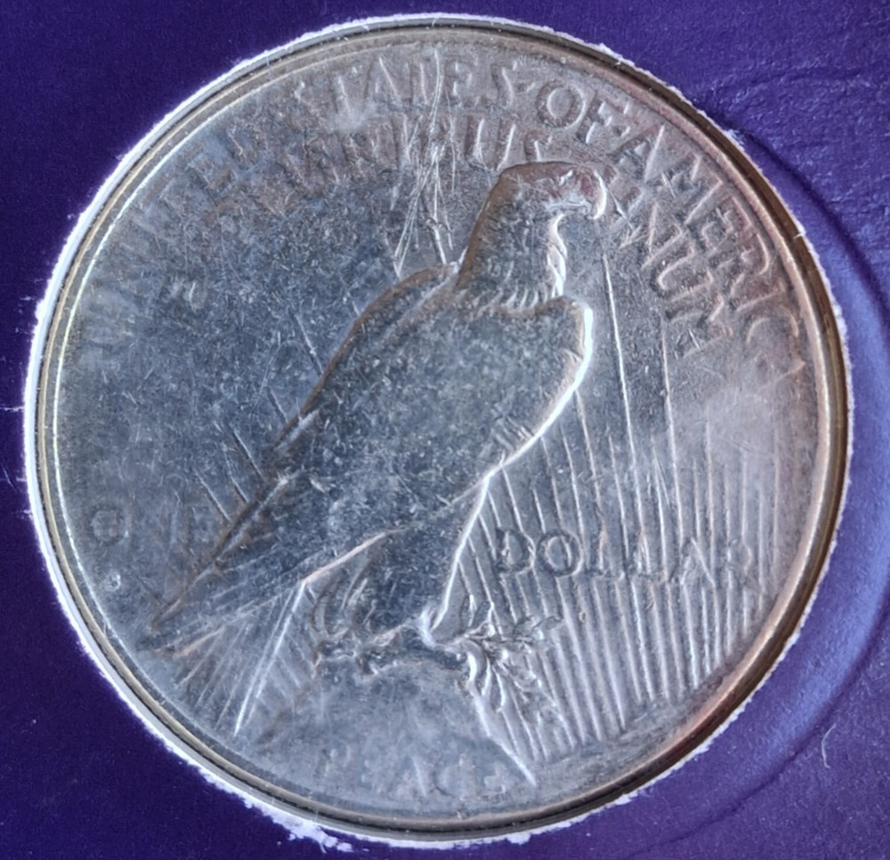 US Silver Peace Dollar 1928 Rare key Date