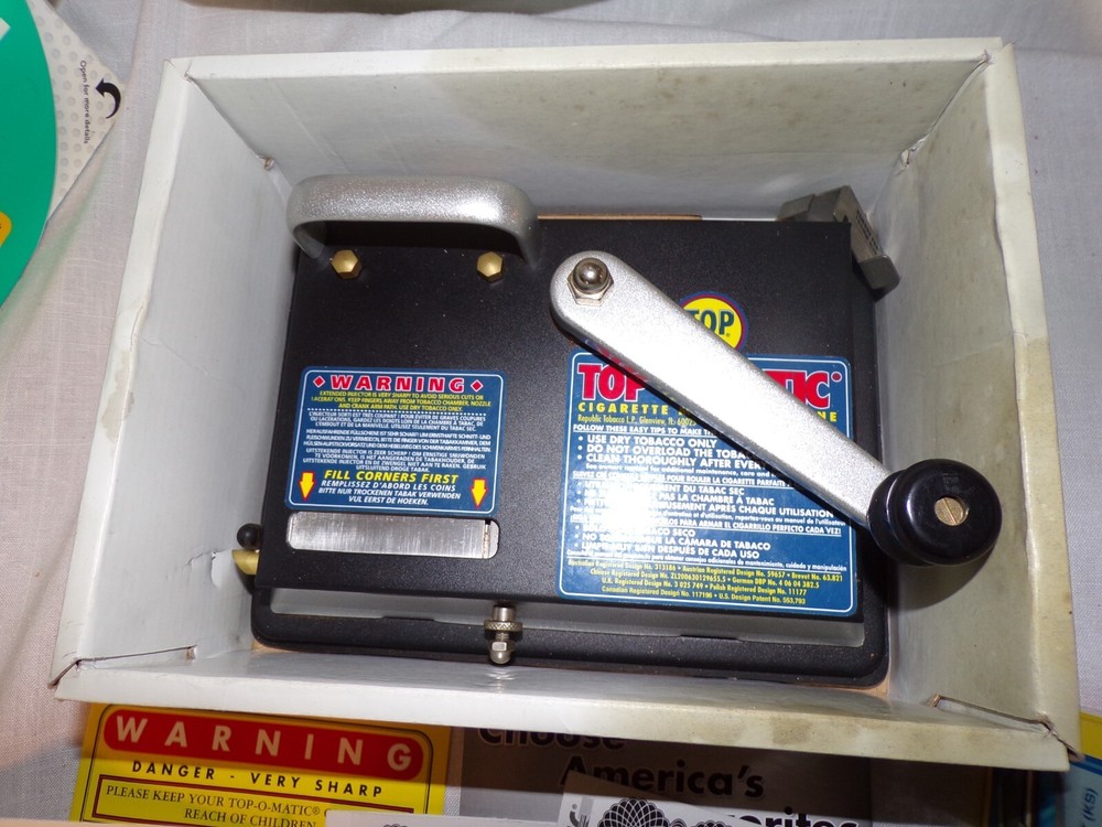 Cigarette Rolling Machine, New Top-O-Matic