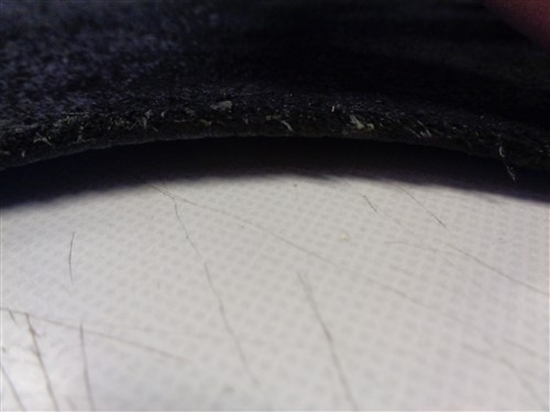 LEATHER HIDE BLACK TEXTURED 55" X 40 1/4"