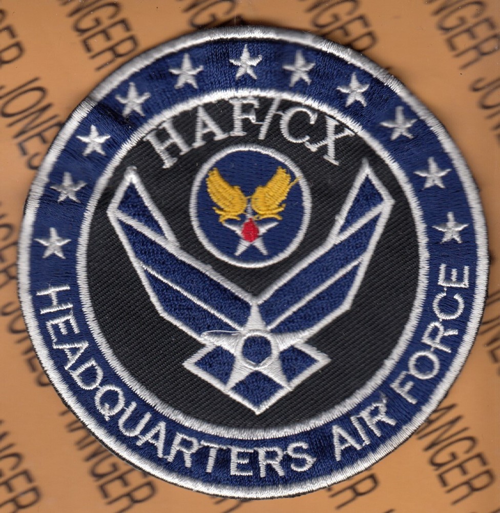 USAF Air Force HAF/CX Headquarters Executive Action Group 4" patch c/e