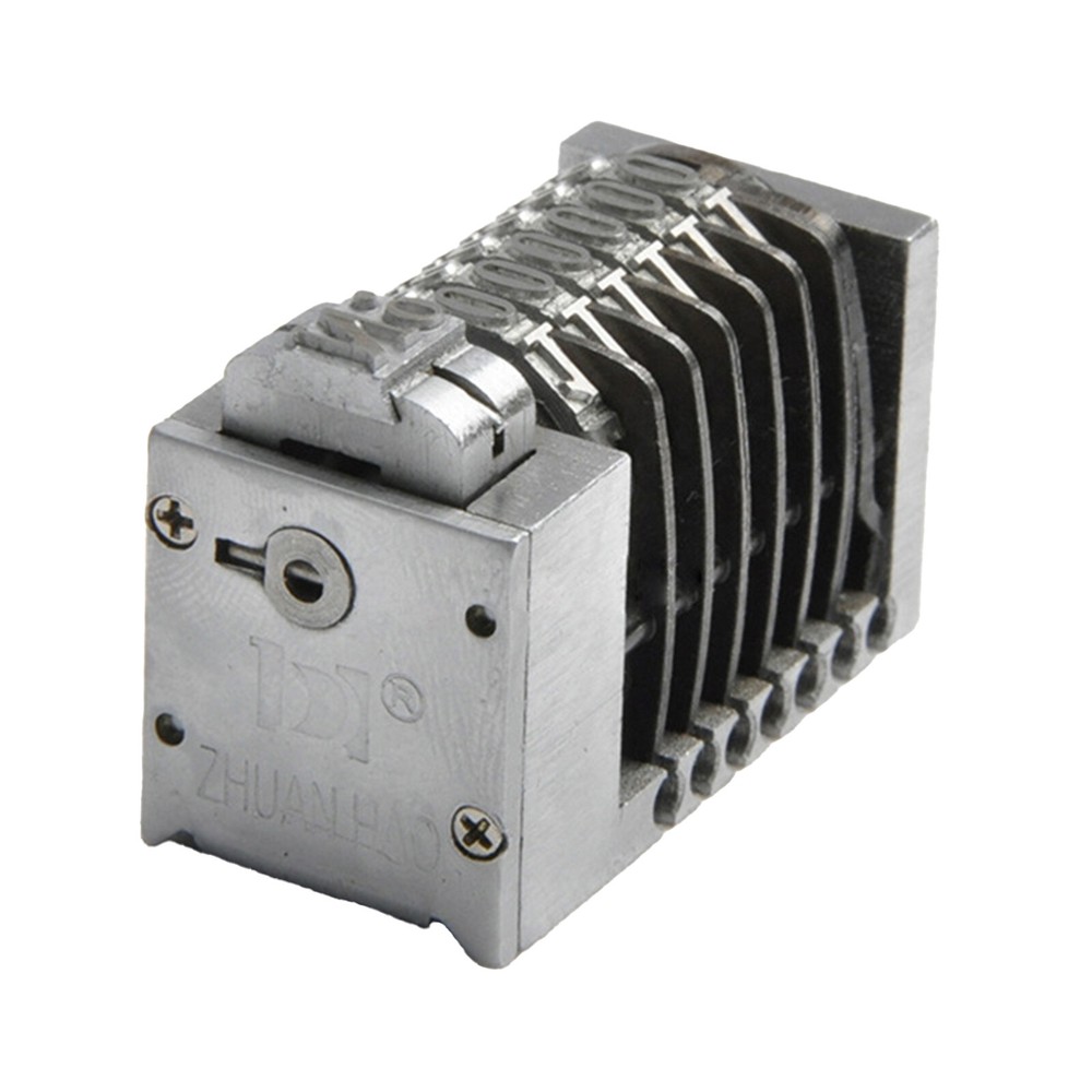 6Digit 4X8 Roman Backward Printing Machine Mini Small Printer Numbering Machine