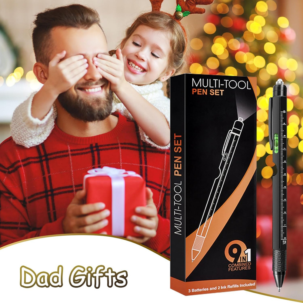9-in-1 Multitool Pen Gadget Gift for Men