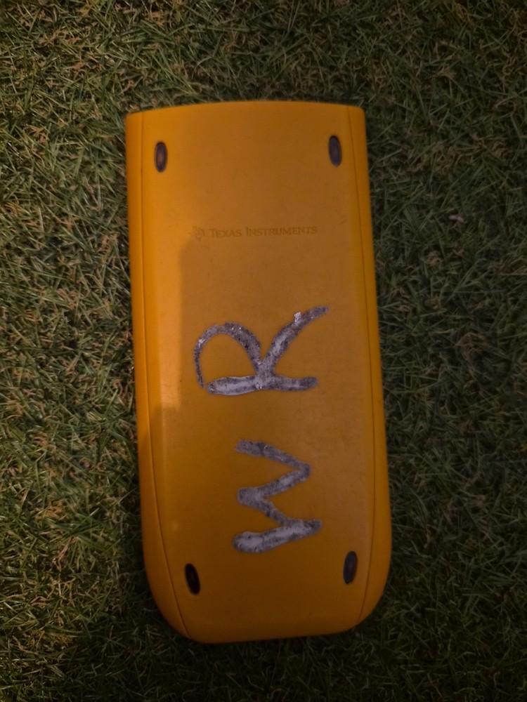 Ti 84 Plus Graphing Calculator Working Tested Yellow