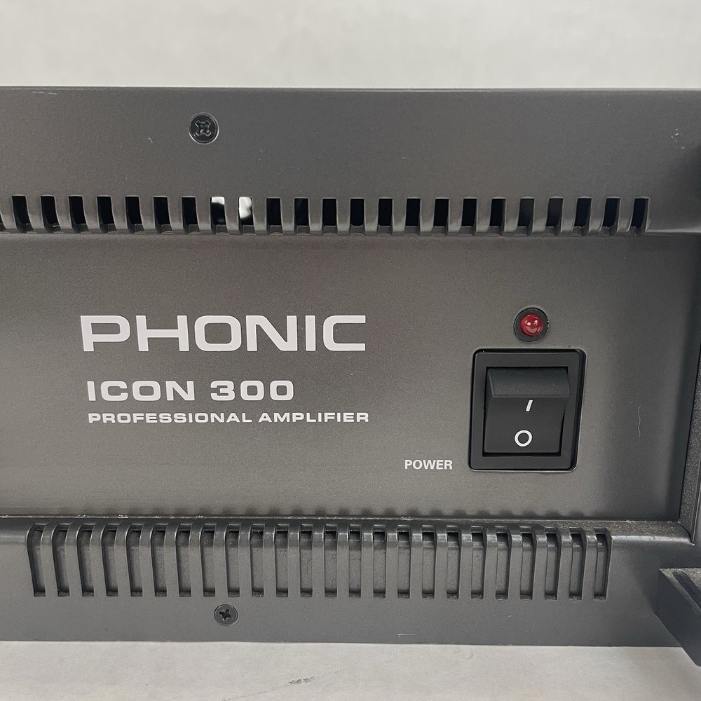 Phonic Icon 300 Professional Amplifier Tested
