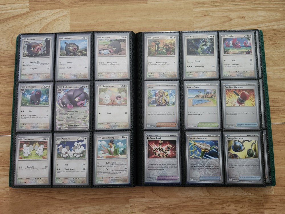 Pokemon Scarlet Violet Base Set Complete Master Set w/ Reverse Holos & Binder NM