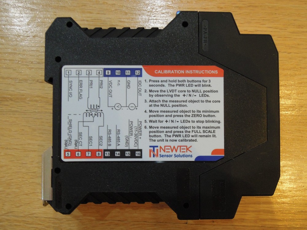 Newtek Sensor Solutions NTC-6000 LVDT Signal Conditioner Module