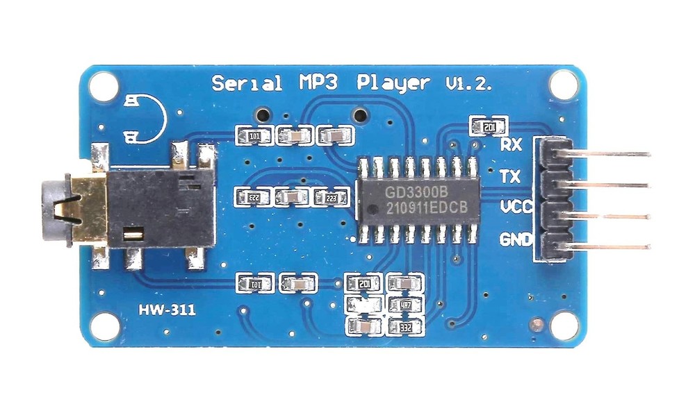 2 PCS MP3 Player Module for Arduino ESP32 ESP8266 Raspberry Pi Microcontroller