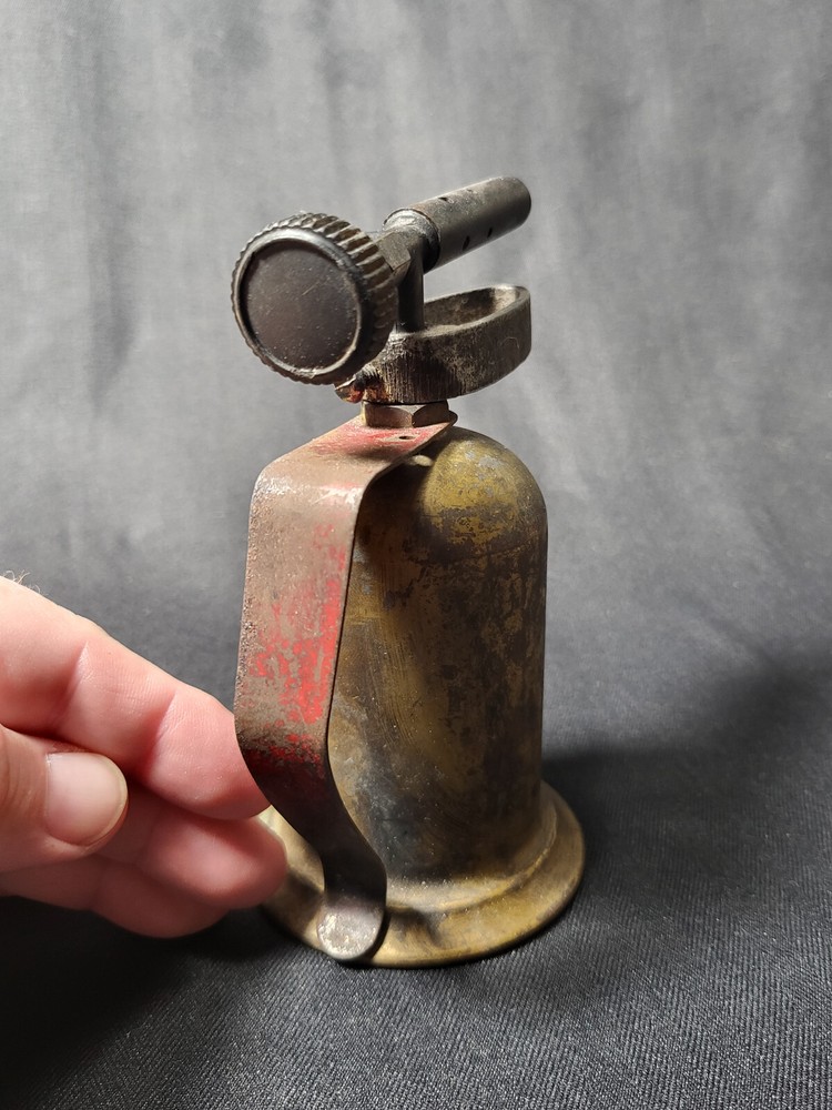 Vintage, Mini, Brass, Blow Torch