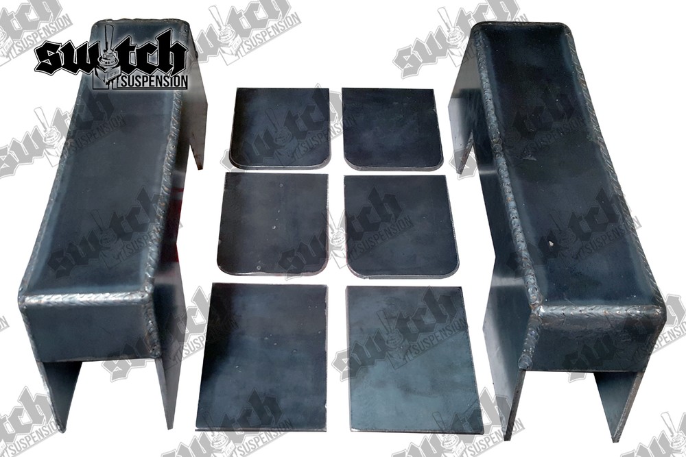 Dodge Ram 1500 2002-2008, 4 " Under Bed Frame C- Notch