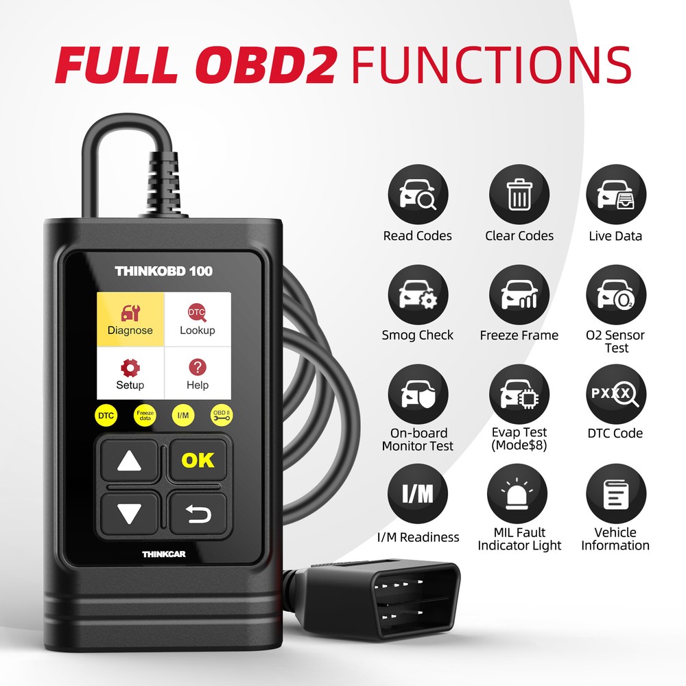 Car Diagnostic Scan Tool Auto OBD2 Scanner Code Reader Check Engine Light OBD