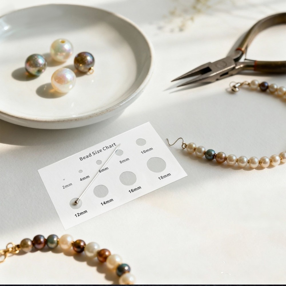 Bead Measuring Tool for Round Objects Reference Guide Measurement