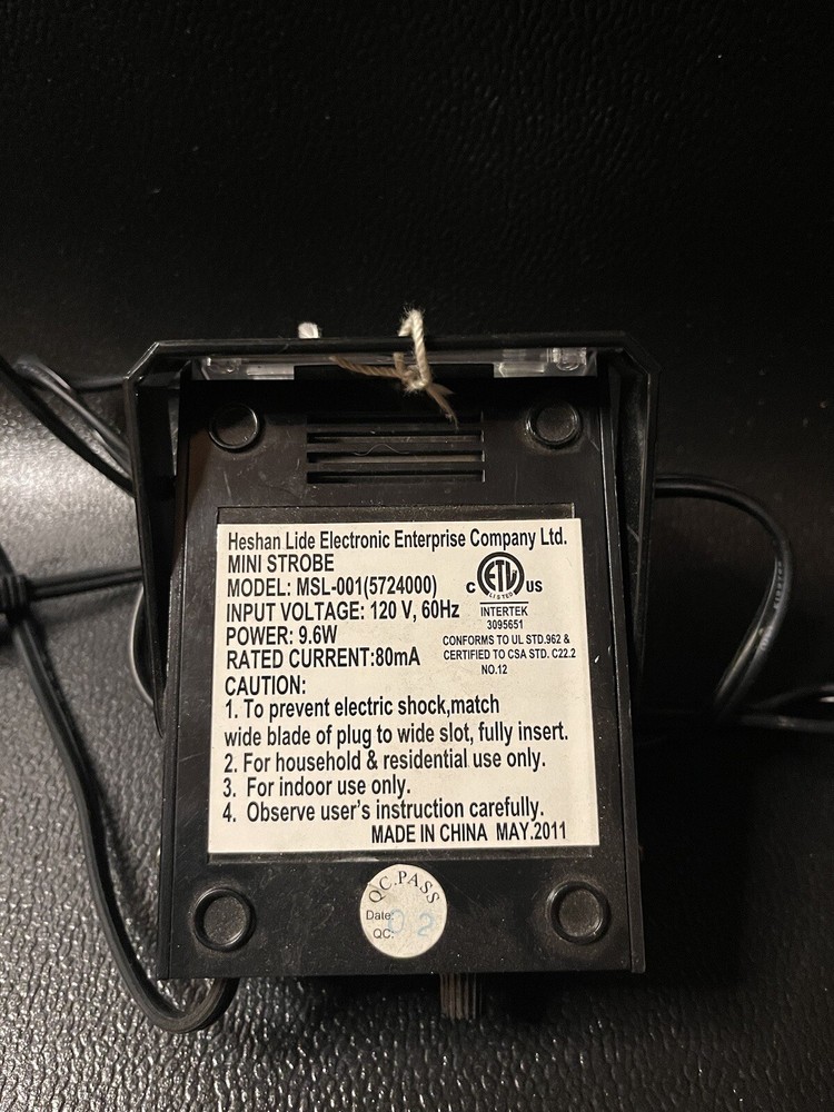 Heshan Lide MSL-001 Mini Strobe Lights Variable Speed/Duration Flash Fun Party