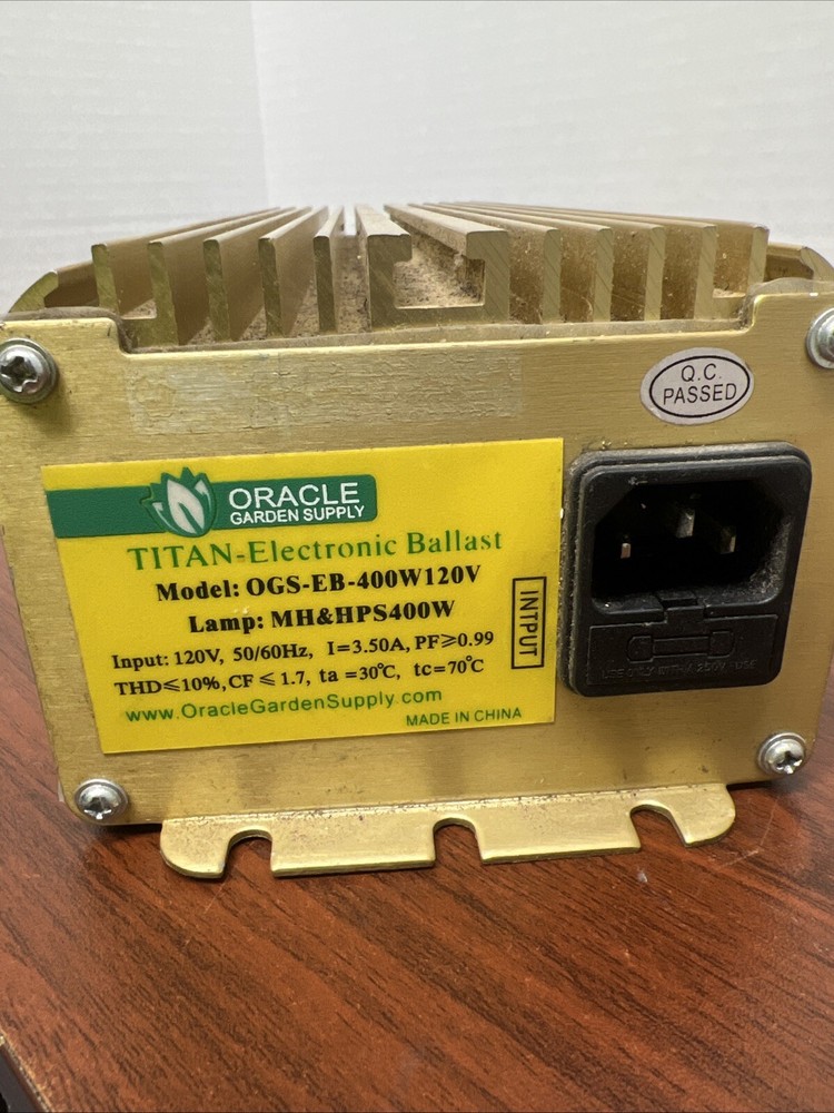 Oracle Garden Supply OGS-EB-400w120v Ballast