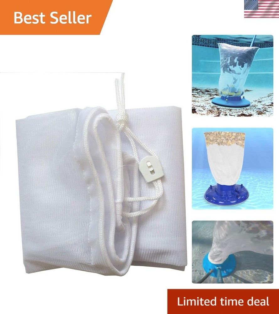 Universal Pool Leaf Bag - 24" L x 16" W Fine Mesh with Easy Pull-N-Lock Feature