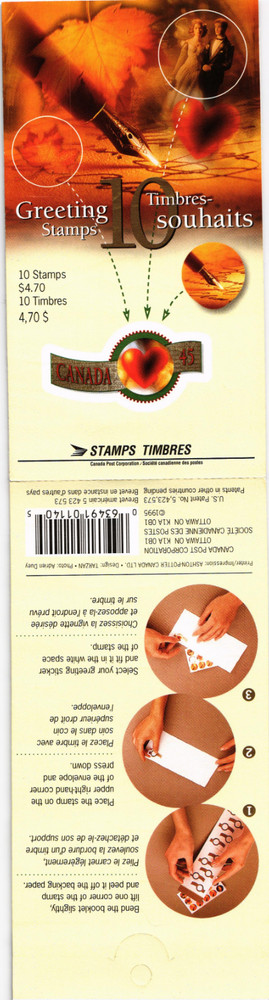 Canada 1995 Yvert C 1430a Greetings MNH