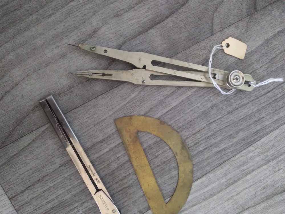 9 " Proportional Scale Divider Drawing Tool Professional Long Solid Brass & SS