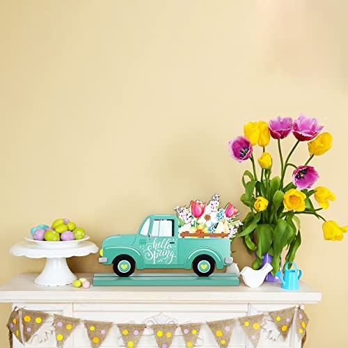 4 Pcs Hello Spring Table Decorations Spring Easter Table Fresh Style