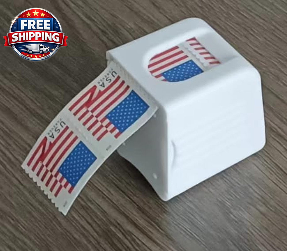 Effortless Stamp Roll Dispenser for 100 Stamp Rolls - Organize with Ease!