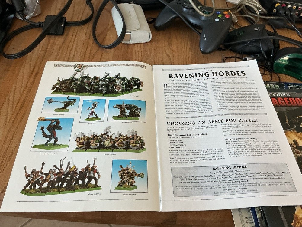 Warhammer Ravening Hordes Supplement OOP Orcs Goblins WFB