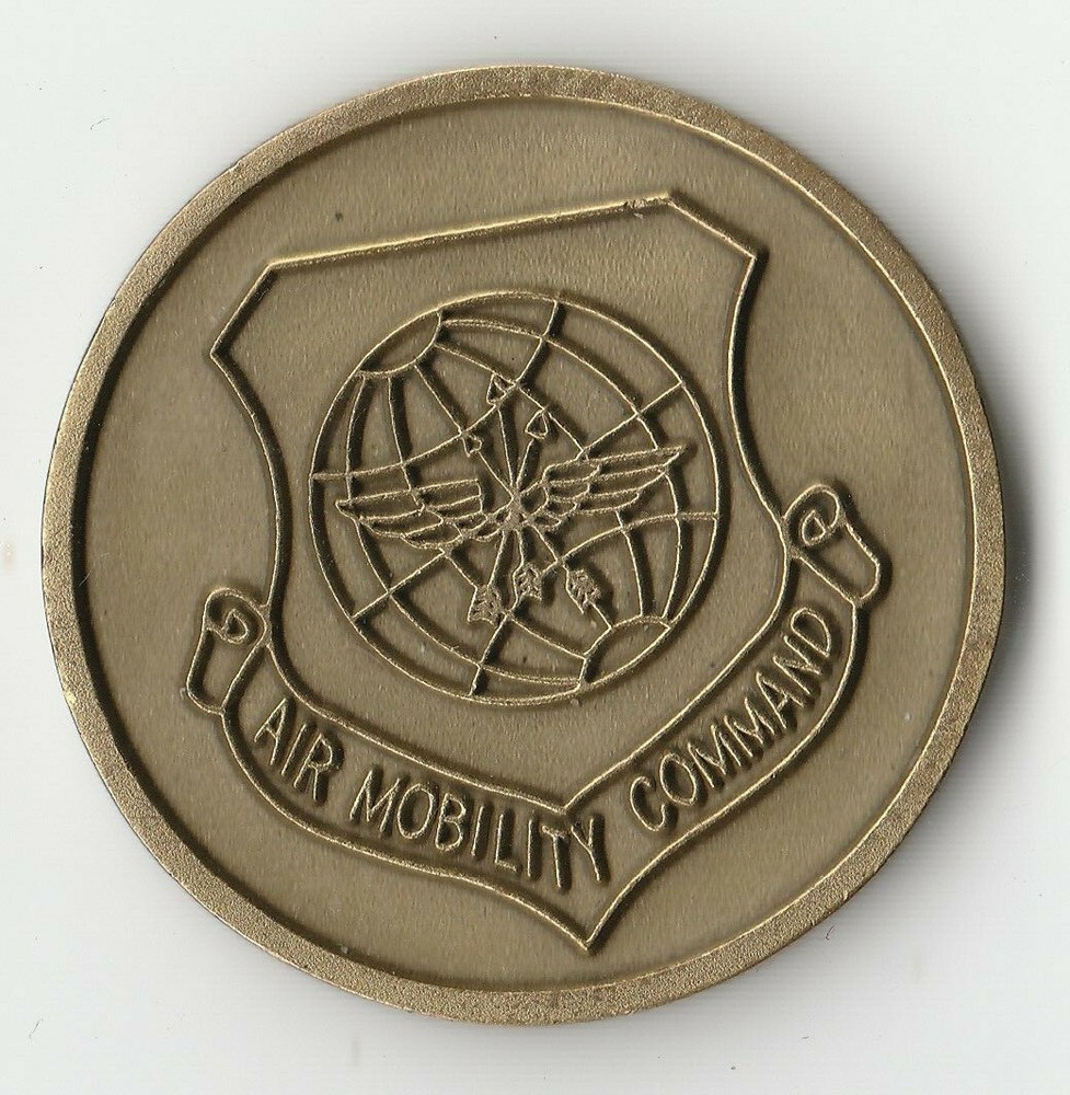Air Mobility Command Global Reach Challenge Coin 1.5" DIA C-2