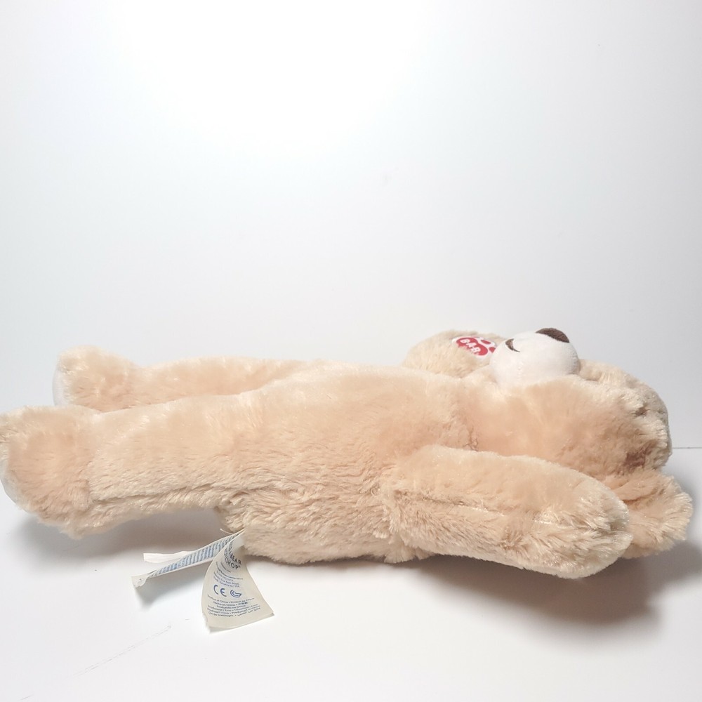 Build a Bear Light Brown 15" Bear Plush Stuffed with Brown Eyebrows