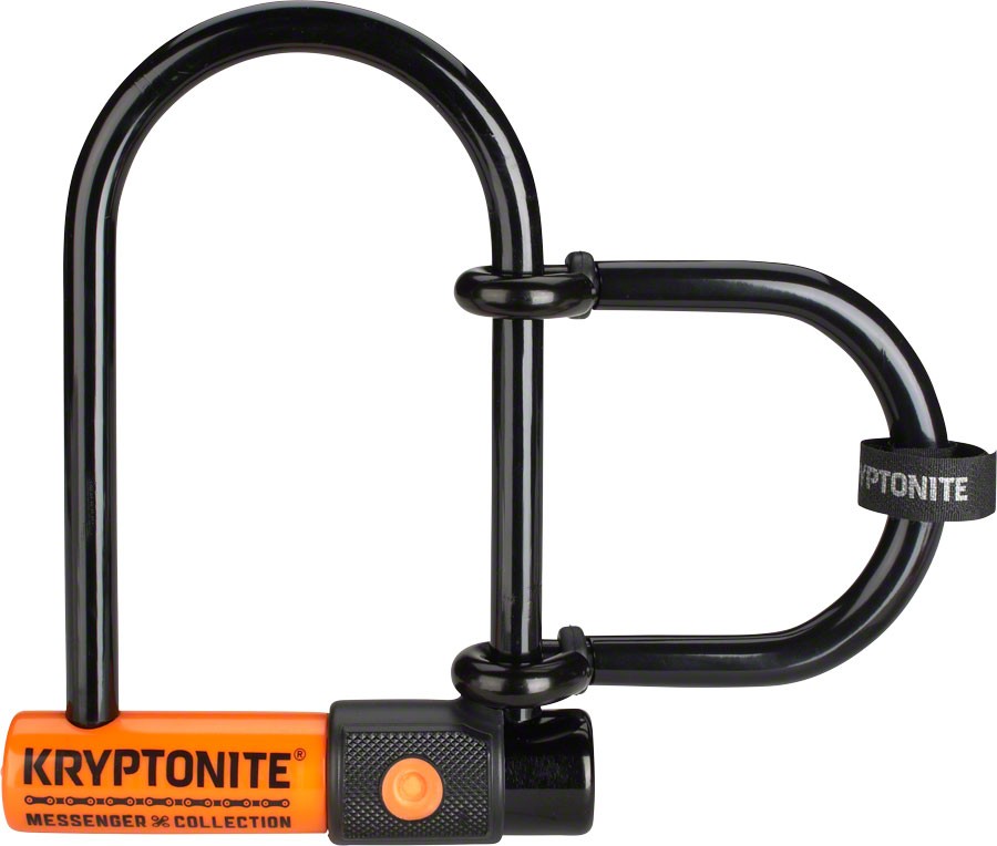 Kryptonite Messenger Mini Plus U-Lock with Wheel Extender - Lightweight