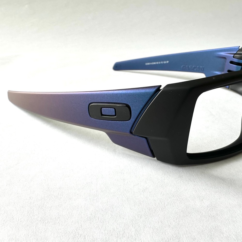 Oakley Gascan Matte Black Blue Ear Stems Replacement Frame Only Authentic OO9014