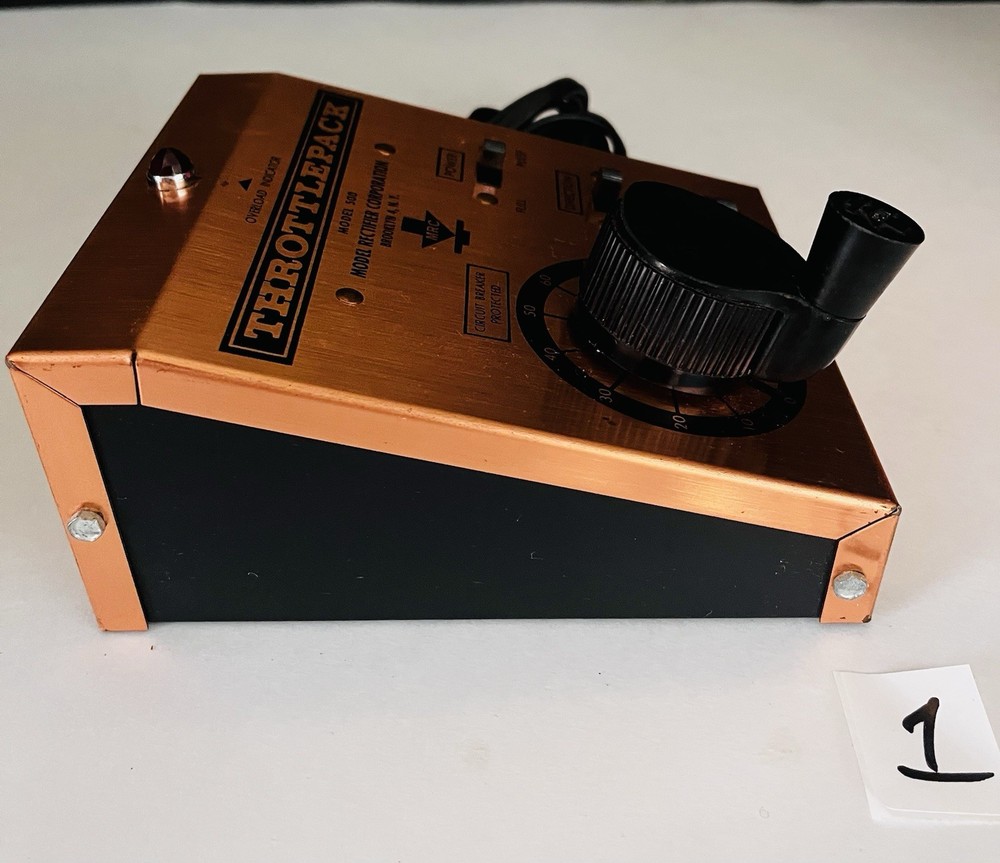 MRC Throttle Pack HO Train Control Model 500 With Box - TESTED WORKS