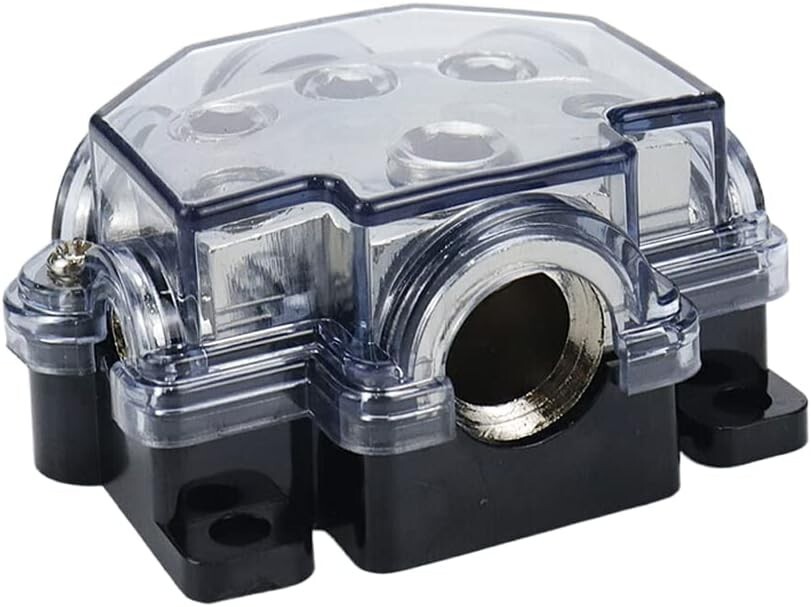 Lightweight Flame Retardant Power Distribution Block - 2pc Set for Audio Systems