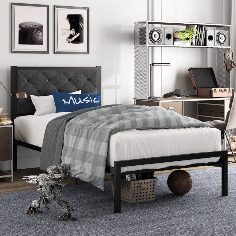 twin size metal bed frame